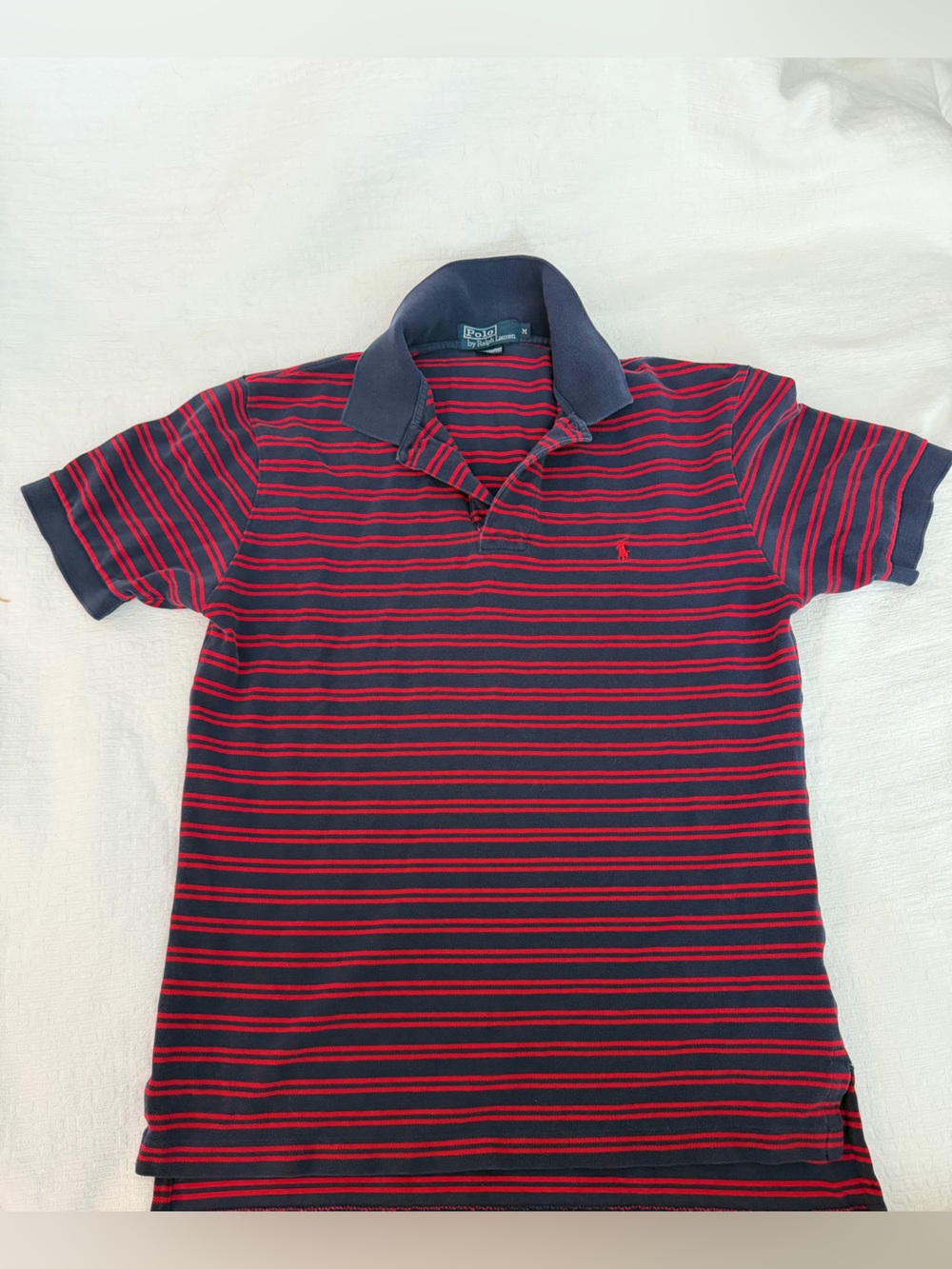 Ralph Lauren - Blue Label Navy Polo with Red Stripes